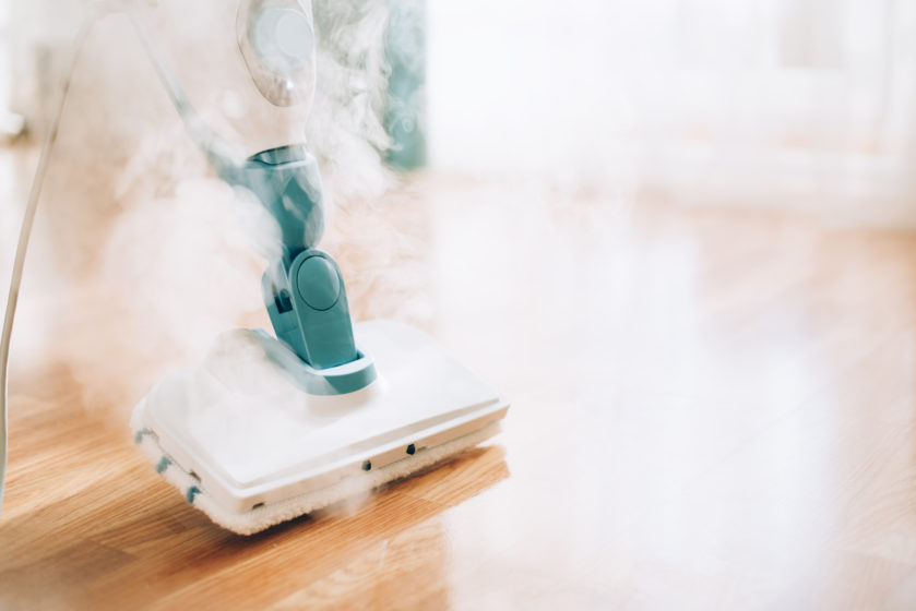 Steam Coming Out of Steam Cleaner