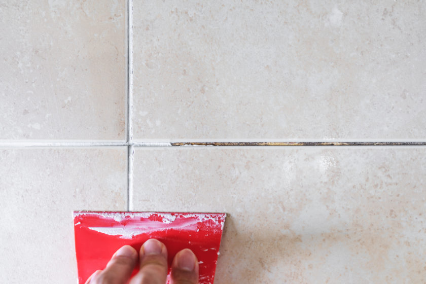 Tile with Damaged Grout