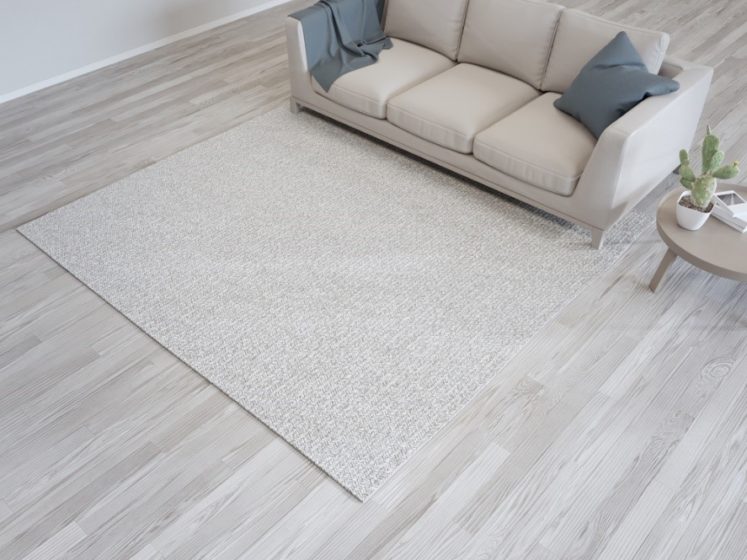 White Sofa on White Carpet