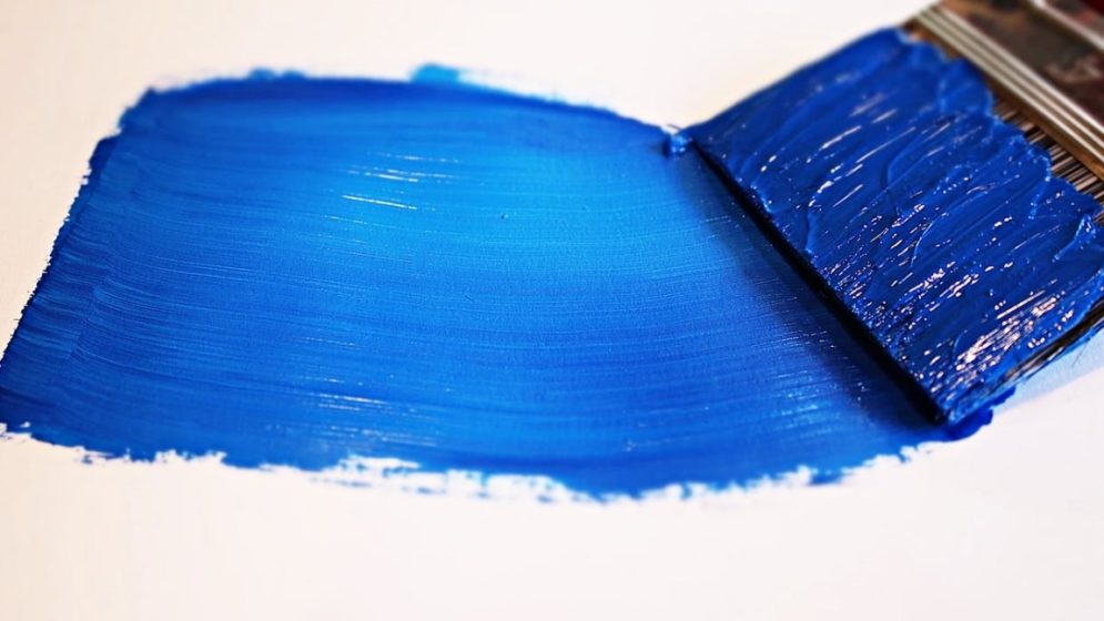 Blue Paint Brush