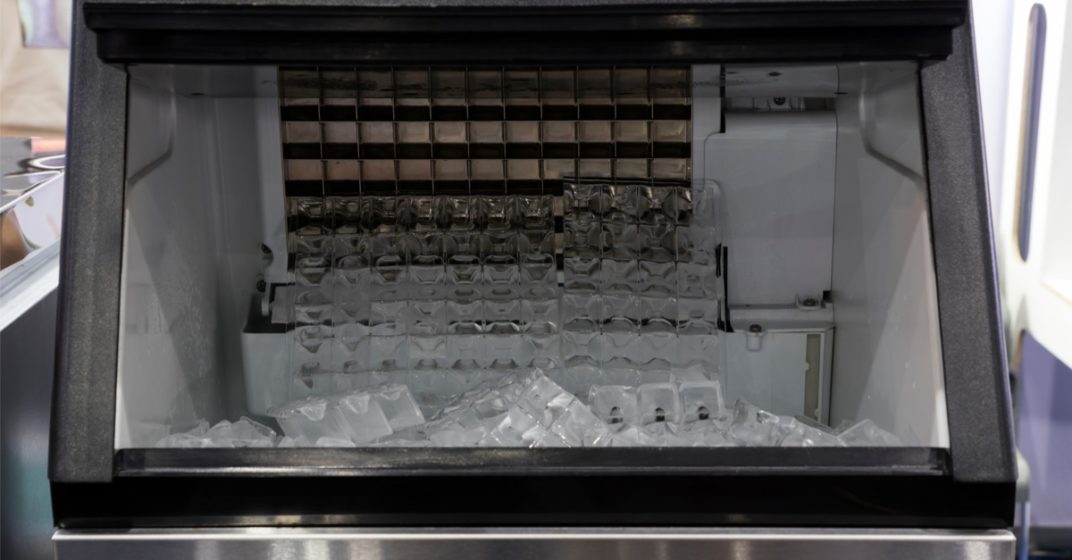 Ice Cube in Ice Making Machine