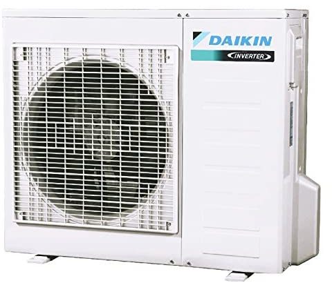 daikin mini split inverter air conditioner outer unit isolated on white background 