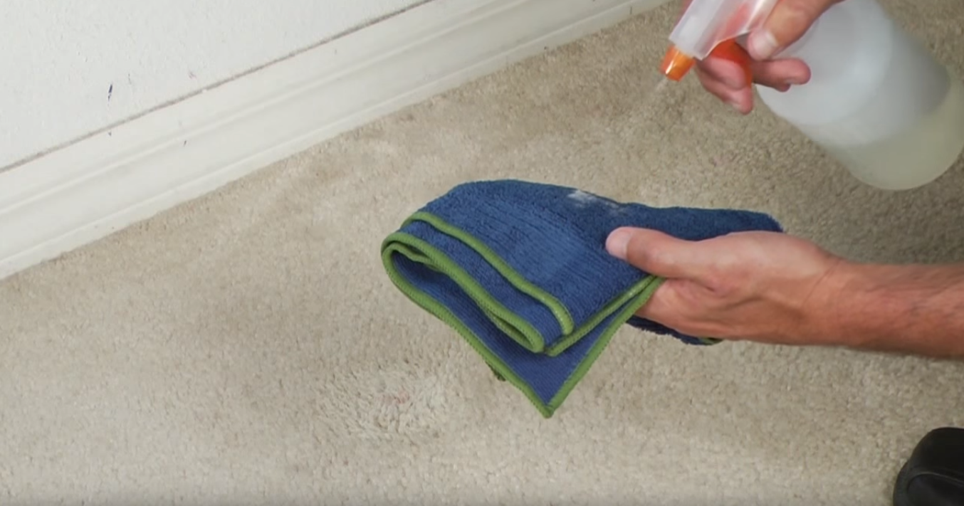 Removing Dry Nail Polish From Carpet Image